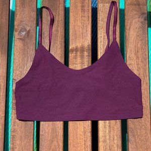 Victoria's Secret Marroon Unlined Bralette Small